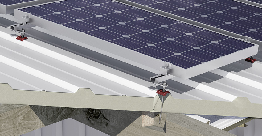 Solar - Befestigungslösungen für Aufdachsysteme